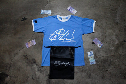 BLUE 04' OVERACHIEVED JERSEY TEE