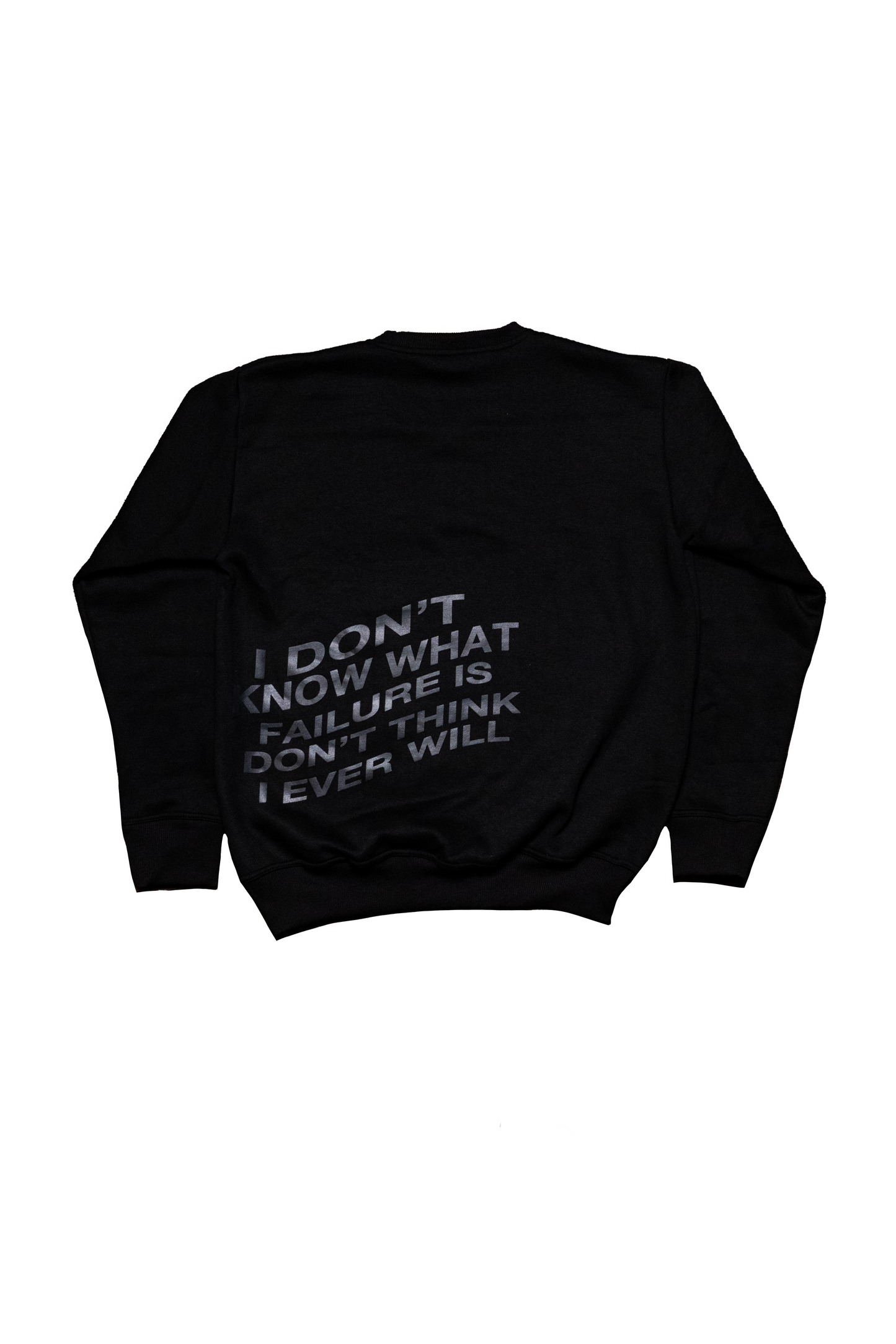 IDK FAILURE SWEATSHIRT BLACK