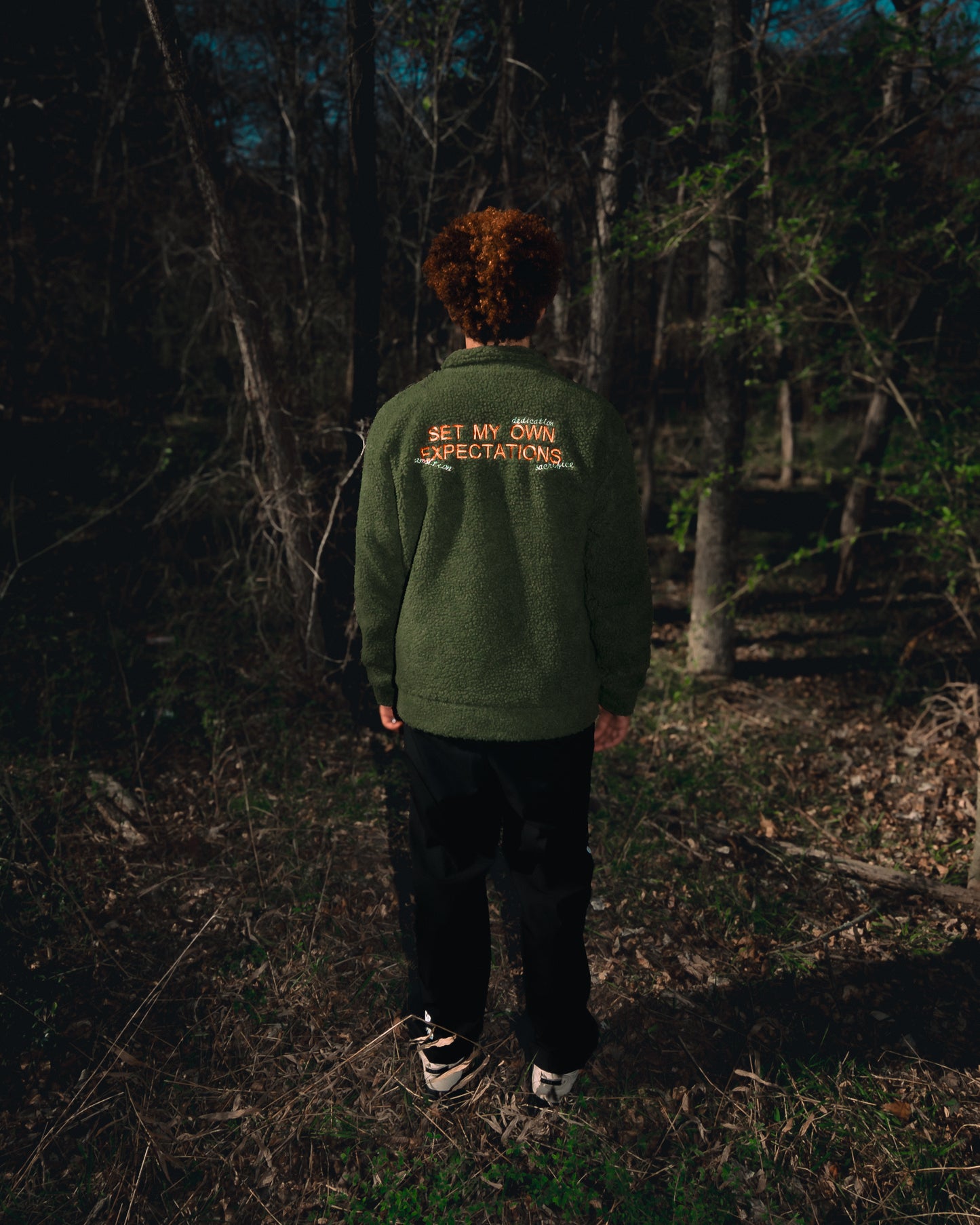 "SMOE" Fleece Forest Green
