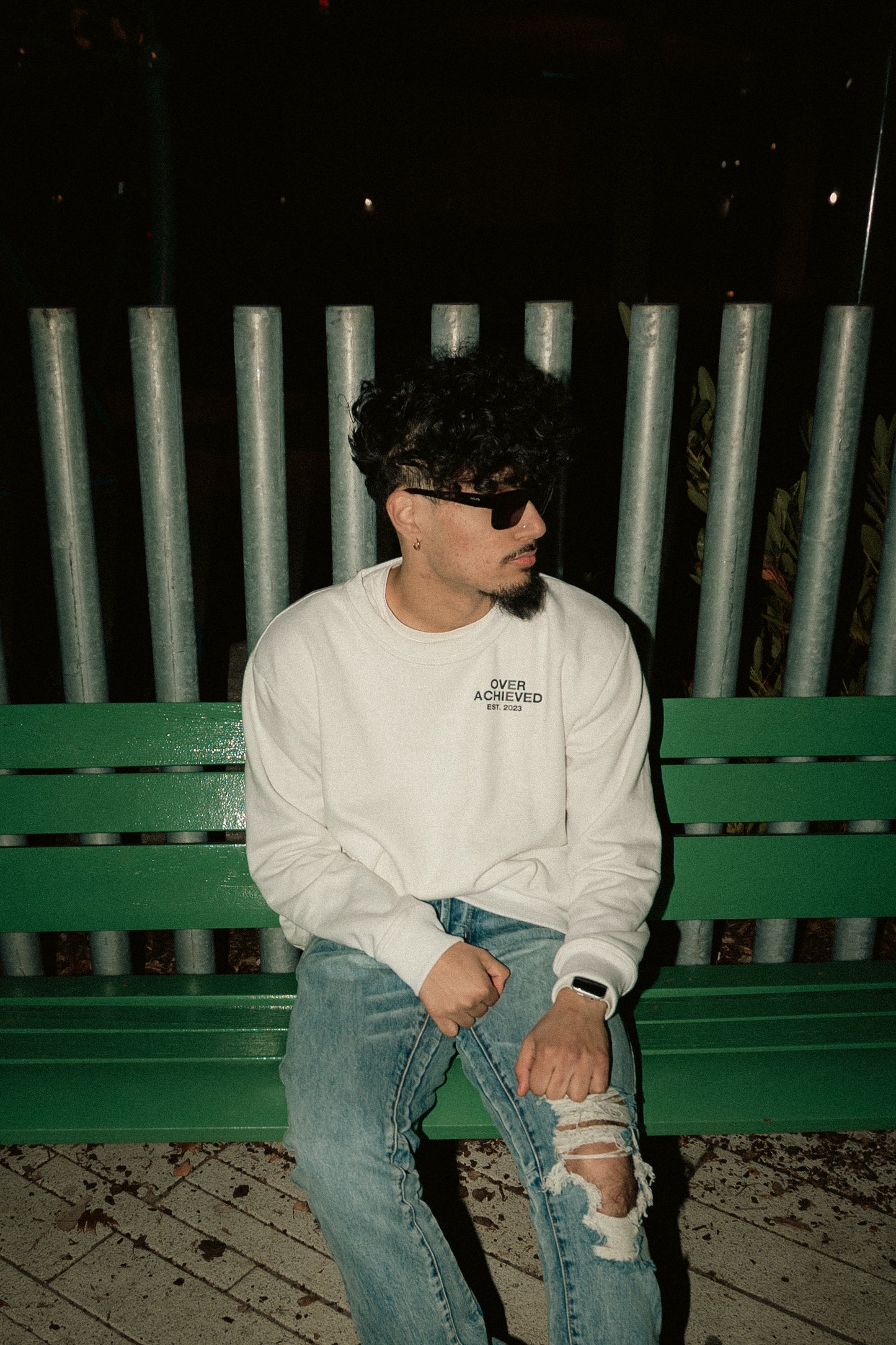 IDK FAILURE SWEATSHIRT WHITE