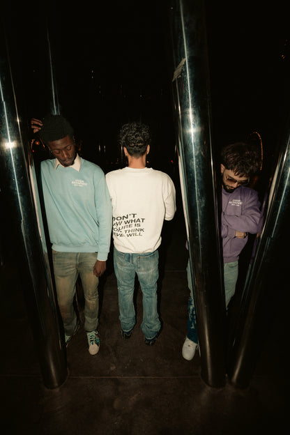 IDK FAILURE SWEATSHIRT WHITE