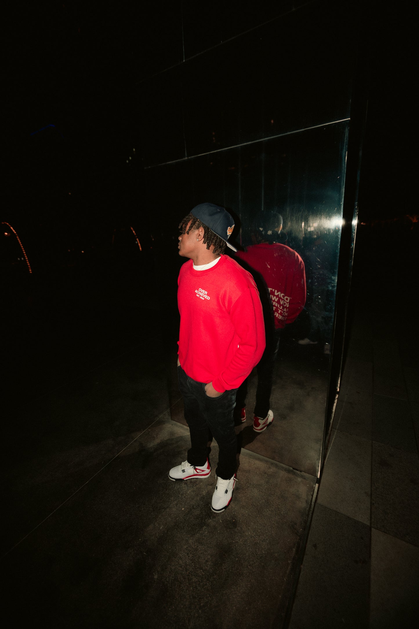 IDK FAILURE SWEATSHIRT RED