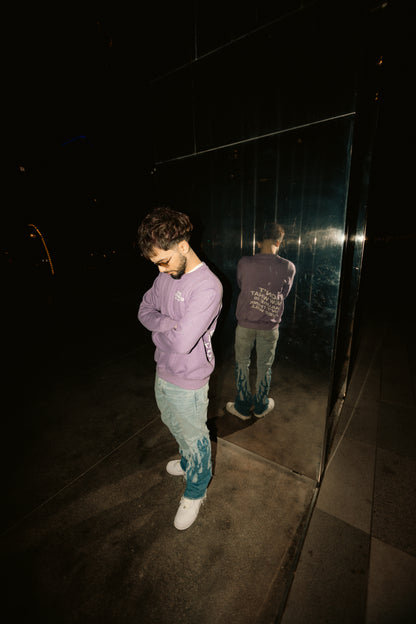 IDK FAILURE SWEATSHIRT PURPLE