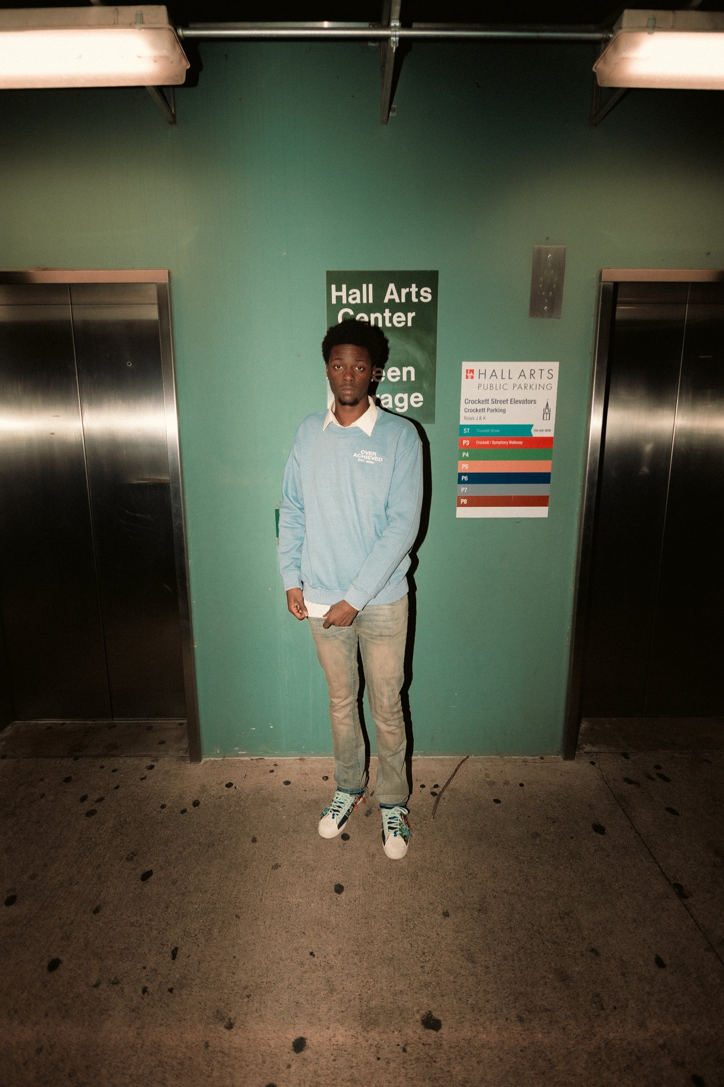 IDK FAILURE SWEATSHIRT LIGHT BLUE