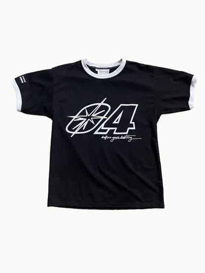 BLACK 04' OVERACHIEVED JERSEY TEE