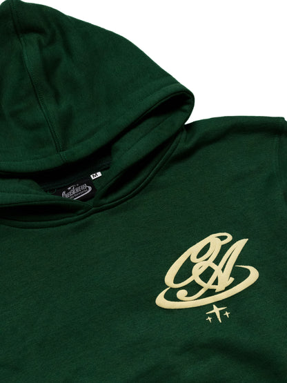 OverAchieved Hoodie Forest Green