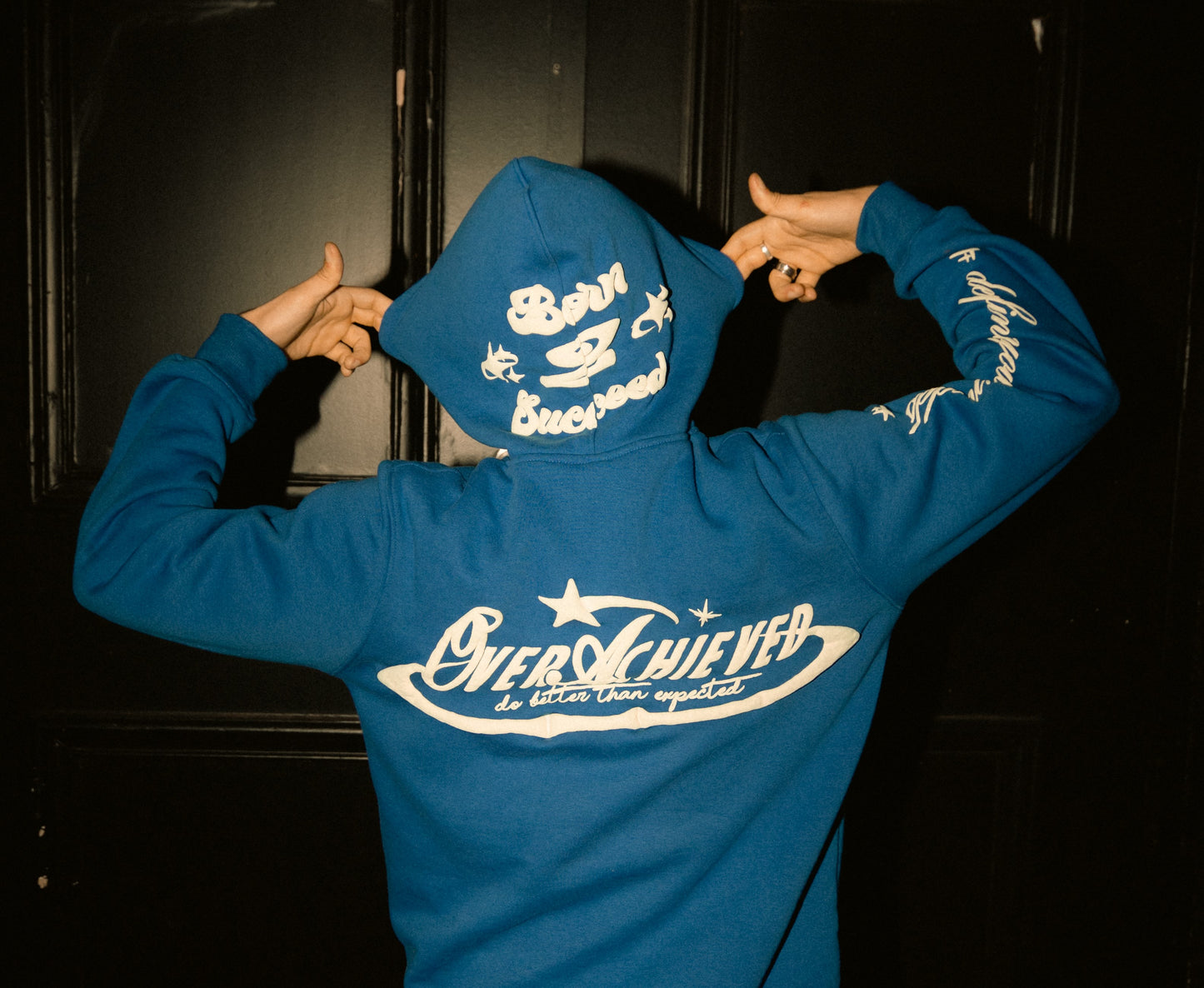 OverAchieved Hoodie Royal Blue