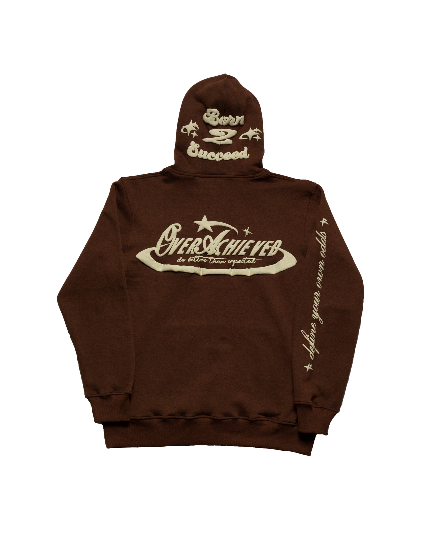 OverAchieved Hoodie Brown