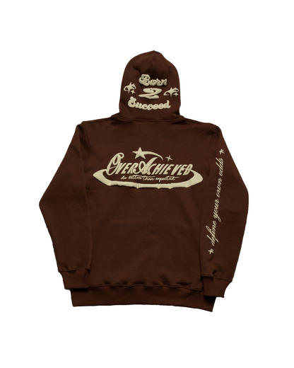 OverAchieved Hoodie Brown