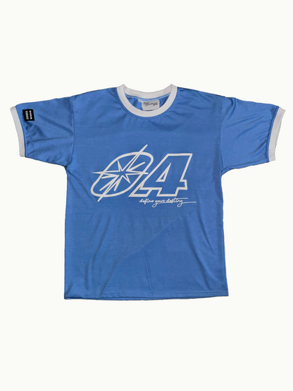 BLUE 04' OVERACHIEVED JERSEY TEE